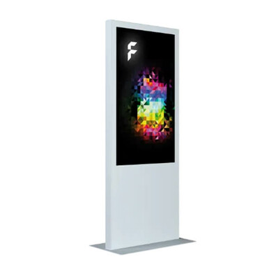 Flyeralarm-Digital-Signage-Infostele-Silber-Gross